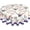 Independence Day-02, variant on American Memorial Independence Day Firework Round Tablecloth Spring 4Th of July Patriotic Table Cloth Cover Mat Lace Washable Polyester 60" Dining Decorative for Home Party Wedding Picnic