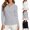 Gray sweatshirt women fall outfits, variant on Women's 1/4 Zip Workout Tops Long Sleeve Athletic Quick Dry UPF 50+ Sun Shirts Black,XL
