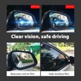 thumbnail image 3 of Película del espejo retrovisor del coche 12pcs Ventanas laterales Película a prueba de lluvia Anti, 3 of 8