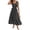Black, variant on JoveMarine Womens Summer Dresses Polka Dot Summer - Casual Sleeveless Long Maxi Dress with Playful Print for Beach and Daily Wear,Black L