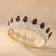 thumbnail image 2 of Zhuge Tiara de boda para novia, diadema de princesa, corona de novia, joyería para el cabello con diamantes de imitación de cristal, decoración para princesa, novia, cumpleaños, graduación, boda (I), 2 of 4