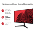 thumbnail image 2 of onn 24" FHD (1920 x 1080p) 144Hz 1ms AMD FreeSync Gaming Monitor with Cables, Black, 2 of 7