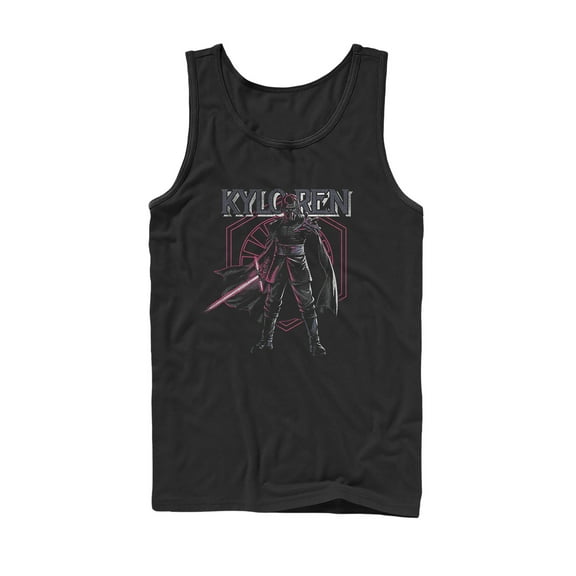 Men's Star Wars: The Rise of Skywalker Kylo Ren Emblem  Tank Top Black Large