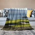 thumbnail image 2 of Fenyluxe Mountains Ocean View Panoramic Ideal Comfy Throw Blanket Lightweight for All Seasons Exquisite Gifts 50x60in, 2 of 6