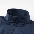 thumbnail image 4 of Big & Tall Men's Zip Up Sleeveless Fishing Vest Mesh Lining Full Zip Outdoor Hiking Lightweight Utility Jacket with Zipper Pockets, 4 of 9