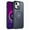 Darkblue, variant on SaniMore for iPhone 13 6.1" Magnetic Case, Rugged PC Translucent Back Case with Wireless Charging Heavy Duty Full Body Protective Case for iPhone 13 Women Men, Lightpurple