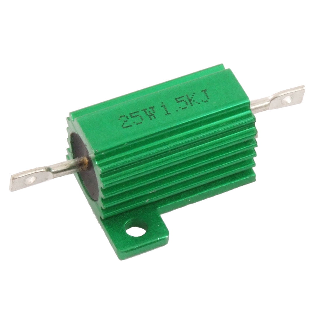 10W 1 Ohm Aluminium Shell Housed Clad Wire Wound Power Resistor 1Pcs 