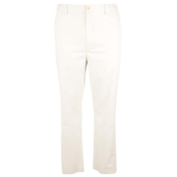 POLO RALPH LAUREN Men's Big and Tall Stretch Classic Fit Twill Chino Pants White 48BX32