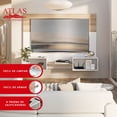 thumbnail image 3 of Mueble TV Duo 80", Atlas del Descanso Color Roble con Blanco, 3 of 8