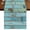 Teal, variant on Turquoise Farmhouse Burlap Cotton Table Runner 13x36 Inches Short, Vintage Teal Wooden Farmhouse Table Runners, Outdoor Dining Table Decor for Baby Shower/Party/Wedding