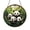 Acrylic 3.5 Inch, variant on Panda and Bamboo Stained Glass Panel – Whimsical Wildlife Home Accent