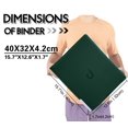 thumbnail image 2 of Carpeta D DACCKIT Toploader C, verde negruzco, con capacidad para 288 tarjetas, 2 of 8