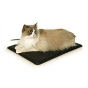 K&H PET PRODUCTS Extreme Weather Outdoor Kitty Pad, Heated, Black, 40W