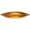 thumbnail image 5 of Canoe Teak Wood Bowl, 5 of 7