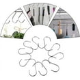 thumbnail image 3 of Ganchos en forma de S de usos múltiples: ganchos para colgar resistentes para cada habitación, a prueba de óxido y bien acabados para un rendimiento duradero, la superficie lisa evita que los, 3 of 7