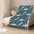 thumbnail image 5 of The Sea Fish Blanket Gifts Ultra Soft Cozy Throw Flannel Blanket, Lightweight Fuzzy Fleece Blanket Warm Plush Throw Blankets for Couch, Sofa, Bed 60"x80" for Adult, 5 of 9