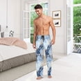 thumbnail image 6 of FORMRS Mens Pajama Pants with Pockets Cotton Sleepwear Lounge Bottoms Sizes S-2XL, Abstract Marble Pattern, 6 of 7
