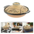 thumbnail image 3 of Japanese Ceramic Casserole Pan Kitchen Cooking Pot Casserole Pot Soup Stew Pot, 3 of 6