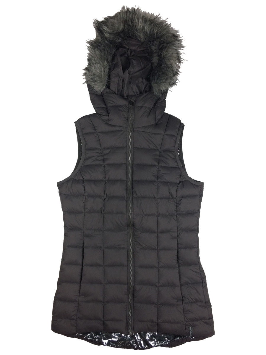 gray columbia vest