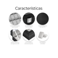 thumbnail image 3 of Estuche Alhajero Organizador De Relojes Y Joyas color gris, 3 of 4