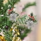 thumbnail image 3 of Árbol de Navidad Decoraciones Agujas de Navidad, Frutas Rojas, Flores de Navidad, Colgantes de Árbol de Navidad, Cajas de Regalo de Navidad, Artesanías Decorativas Árbol de Navidad Rojo, 3 of 6