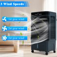 thumbnail image 4 of 32" Swamp Cooler with Remote, 3-in-1 Evaporative Air Coolers & Humidifier, 4 Ice Packs, 12H Timer – Indoor & Outdoor Use, 4 of 8