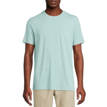 Chaps Men's Short Sleeve Slub Pocket Tee, Sizes XS-4XB - Walmart.com
