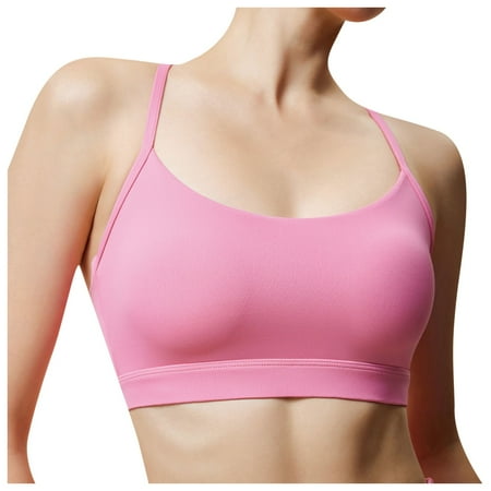 ibuvkizy Sports Bras for Women Clearance Wirefree Mesh Breathable Underwear Women s Fitness Running Shockproof Yoga Tank Top Front Zipper No Steel Ring Comfort Bra Comfort Full Figure Bralettes
