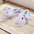 thumbnail image 2 of Bunny Slippers for Women and Men, Cute Bow Fuzzy Fluffy Comfy Plush Cartoon Woman Preppy Funny Furry Rabbit Pillow Cloud Home Bedroom House Slipper for Womens Indoor and Outdoor, 2 of 6