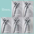 thumbnail image 5 of Seventy 5-Setting Magnetic Handheld Built-in Filtered Showerhead in Chrome (12158), 5 of 10