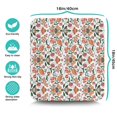 thumbnail image 5 of Washable Rubber Multicolored Floral Dish Drying Mats for Kitchen Counter Home Large Coffee Bar Pad Accessories and Decor for Utensils Stemware 16''x18'', 5 of 7