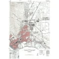 thumbnail image 2 of USGS 11x14 White Modern Wood Framed Museum Art Print Titled - El Paso Texas Sheet - USGS 1947, 2 of 4