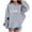 Gray, variant on BaoFuBaoMei Hoodies for Boys Girls Valentines Heart Long Cuffed Sleeve Sweatshirt Tops Fleece Lined Loose Hooded Fall Outfits for School Party Classroom Celebration