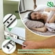 thumbnail image 4 of Uxcell 1-Par de Deslizadores de Cajón de Cierre Suave, 9.8" Deslizadores de Cajón de Rodamiento de Bolas de Extensión Completa 3 Pliegues 33lb [Plata], 4 of 7