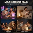 thumbnail image 6 of DAYBETTER Night Light,Dimmable Lamp,10 Brightness and 13 RGBW Colors,Touch and Remote Control,Portable Table Bedside Lamp,Rechargeable LED Lamp for Baby Nursery Bathroom/Living Room/Nightstand/Bedroo, 6 of 7