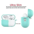 thumbnail image 6 of for Airpods Pro 2 Case, Silicone Protective Covers Skin Come with Keychain+Fur Ball Compatible with Apple AirPods Pro 2nd Generation 2022 (Mint-Green), 6 of 9