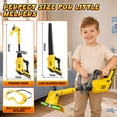 thumbnail image 6 of Carsky 2-in-1 Pretend Weed Trimmer and Leaf Blower Combo with Removable Tool Heads, Role-Play Goggles, Sound Effects and Outdoor Yard Work Activity Gift Set, 6 of 7