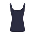 thumbnail image 6 of Royisotas Casual Tank Tops Women Navy Summer Sleeveless Womens Camisoles and Tanks Slim Crew Neck Solid Color Womens Cami Tops Plus Size, 6 of 6