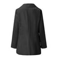 thumbnail image 4 of Women' s Long Sleeve Slim Blazer Jacket Office Work Business Open Front Suit Coat OL Outwear, 4 of 5