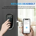 thumbnail image 5 of Hugolog Touchscreen Deadbolt, Electronic Keypad Deadbolt, Keyless Entry Door Locks (2 Pack), Batteries and Micro USB Port, Easy to install, IP54 Waterproof, For Home & Office, 5 of 8