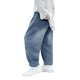 thumbnail image 3 of Pantalones vaqueros para niños, pantalones vaqueros con letras de dibujos animados para niños, pantalones casuales para niñas, ropa para niños de 1 a 6 años de primavera y otoño, 3 of 6