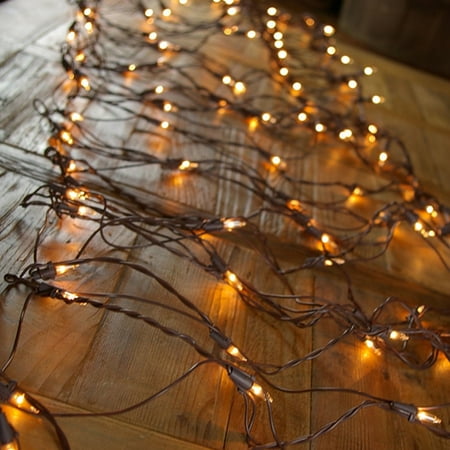 Christmas Lights Net Brown Wire 2x8 Ft 150 Bulbs Plug In Christmas Lights Net Brown Wire 2x8 Ft 150 Bulbs Plug In Clear