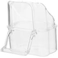 thumbnail image 1 of Comedero externo para pájaros, comedero para pájaros, comedero transparente para pájaros, 1 of 8