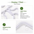thumbnail image 5 of ShengapQ Flying Neon LED Light, Halloween Party Decor, Flashing Backboard Sign, Waterproof Decorative Lighting for Home, Festive Indoor and Outdoor Halloween Decoration, Eye-catching Neon Decoration, 5 of 5