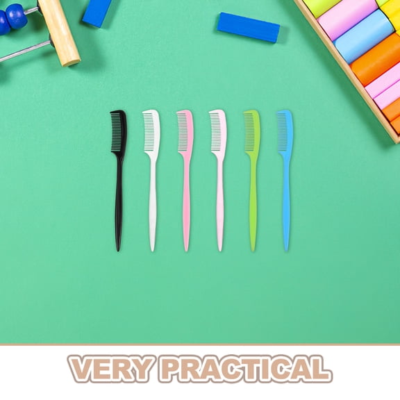 Dayesque 12pcs Doll Wig Brushes Doll Comb Synthetic Hair Brushes Portable For Dollhouse Hair Extension Brushes Accessories