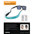 thumbnail image 6 of Carson Floating Eyewear Retainer, Coral Neoprene Foam-Core Water Sports Accessories Lightweight Eyeglass Holder, 6 of 13
