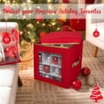thumbnail image 5 of Simplify 64 Count Large Ornament Storage Box - Polyester, Red, 5 of 10