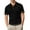 Black, variant on Men's Summer Mesh Ice Silk Solid Color Shirt Top Men's Performance Knit Shirt For Summer