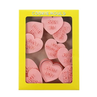 3D Cartoon Cookie Cutters Set Valentines Day Biscuit Mold DIY Fondant Decor