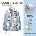 thumbnail image 5 of "Fun Floral Cat Backpack - Perfect Gift for Students, Durable Bookbag for College, Waterproof Laptop Bag with Pockets", 5 of 6